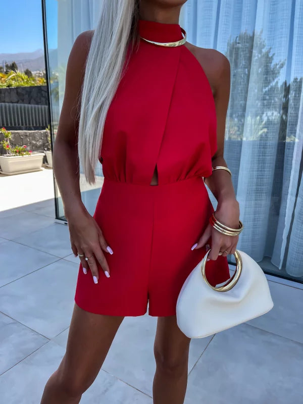 Dorcas | Korte Elegante Jumpsuit – Gedurfde En Verfijnde Stijl