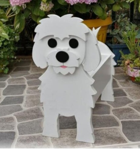 Original Blomsterkrukke — Hund Form