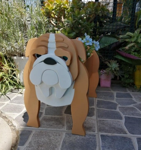 Original Blomsterkrukke — Hund Form