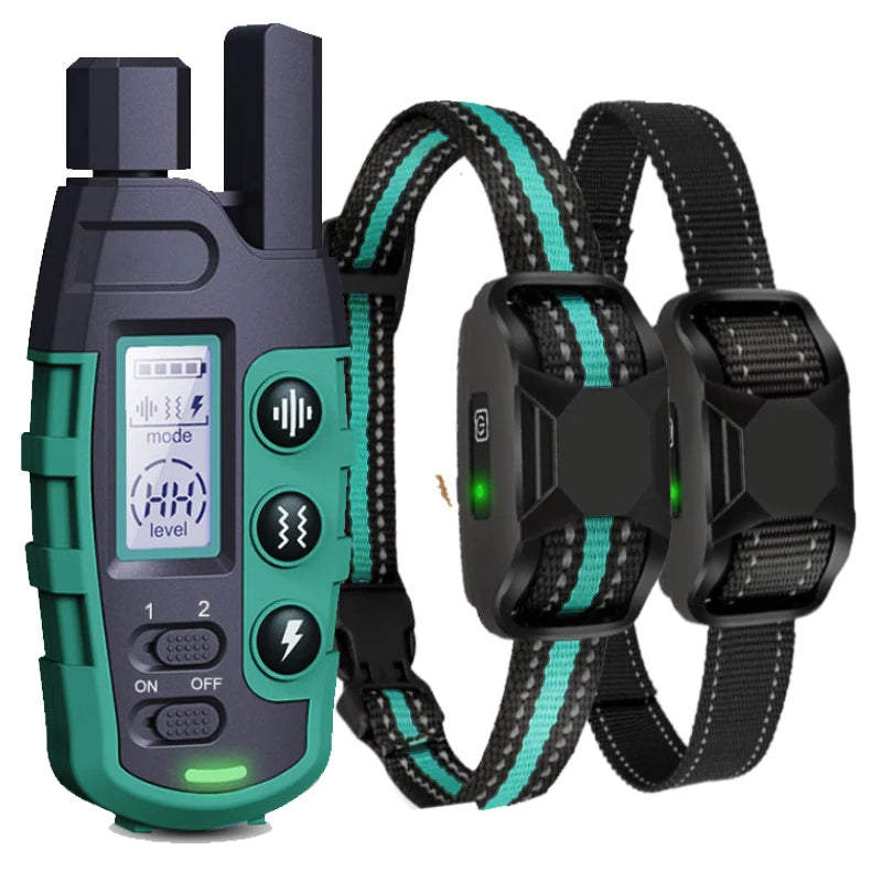 Collar de adiestramiento remoto – impermeable, recargable y alcance de 1000 m