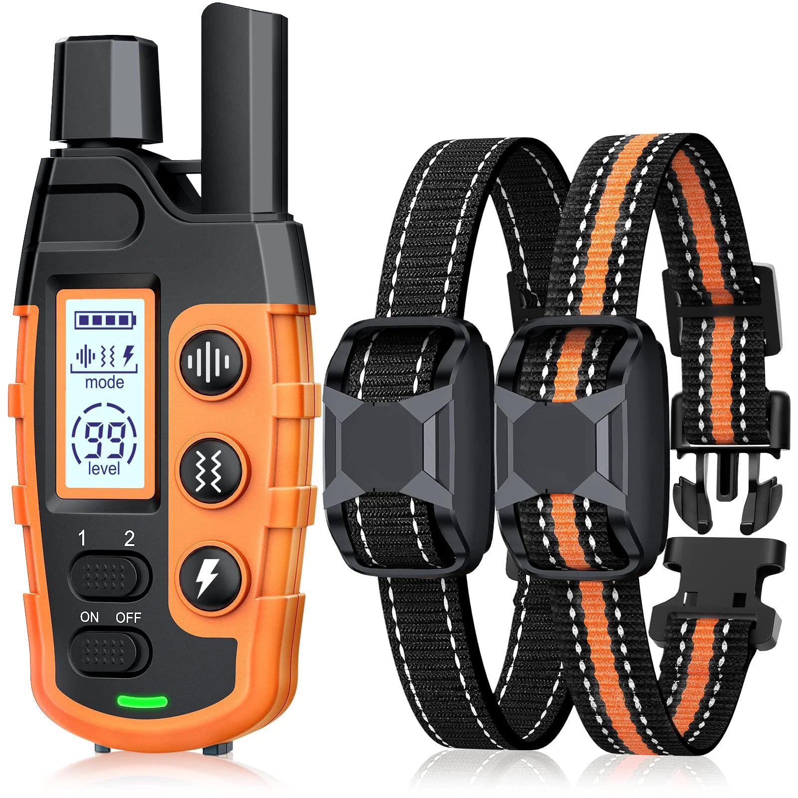 Collar de adiestramiento remoto – impermeable, recargable y alcance de 1000 m