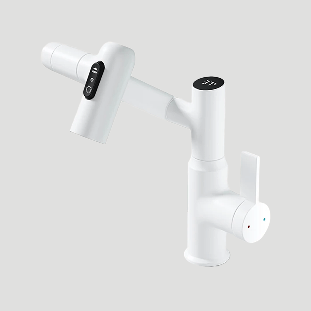 Robinet de bucătărie pivotant 360° – Pratic și modern