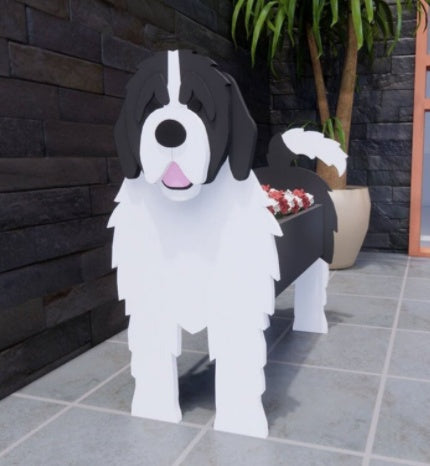 Original Blomsterkrukke — Hund Form