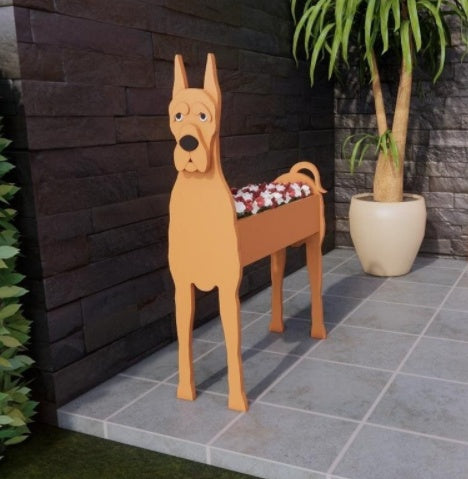 Original Blomsterkrukke — Hund Form