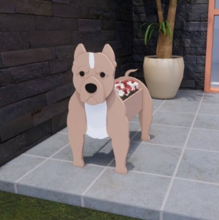Original Blomsterkrukke — Hund Form