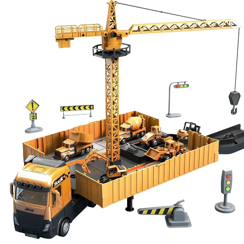 2-in-1 Construction Truck With Tools - Luovuus ja vuorovaikutteinen leikki