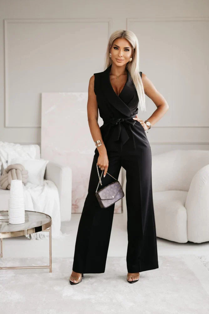 Natacha | Combinație Elegantă – Decolteu Încrucișat Și Talie Sublinată