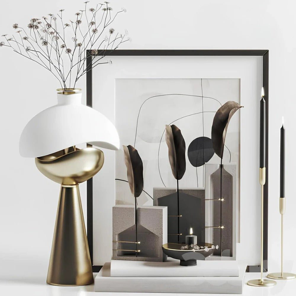 Skulpturert Bordlampe – Eleganse Og Originalitet
