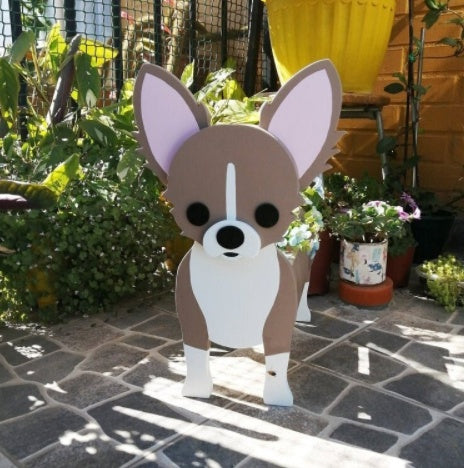 Original Blomsterkrukke — Hund Form