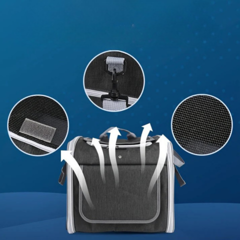 Expandable Bicycle Basket for Pets – Practical and Comfortable