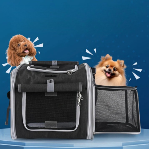 Expandable Bicycle Basket for Pets – Practical and Comfortable