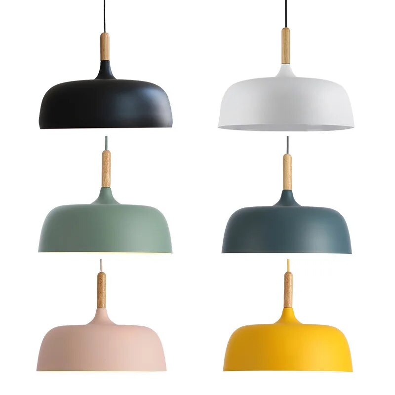 Nordická závěsná LED lampa – štíhlá linie a jemné osvětlení