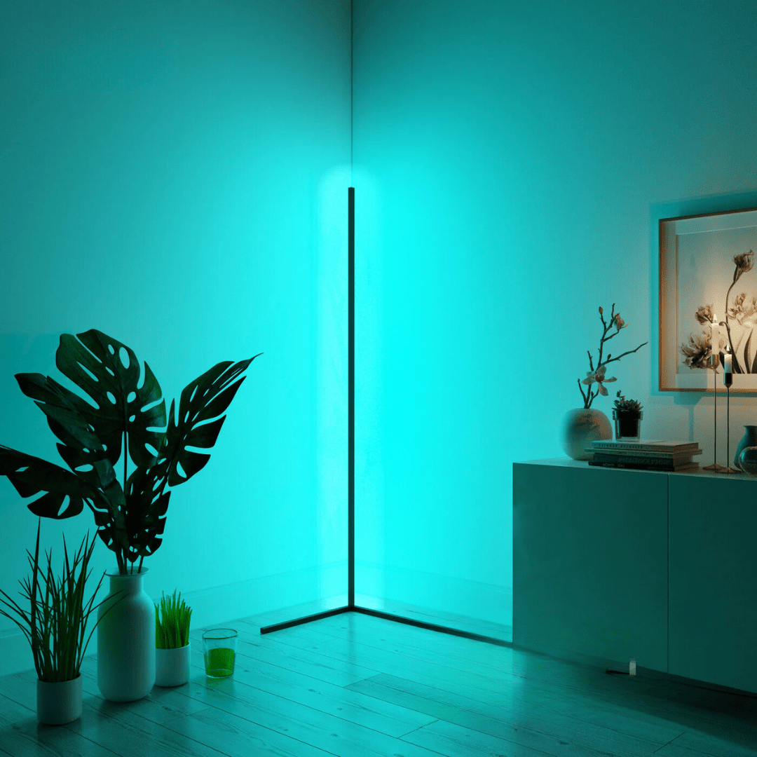 Lámpara de ambiente esquinera - Éclat Multicolore & Atmosphère Moderne