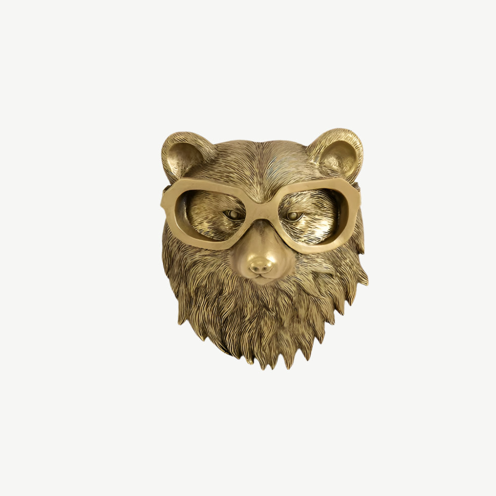 Decoratieve gouden wandhaak - Discrete elegantie & glanzende afwerking