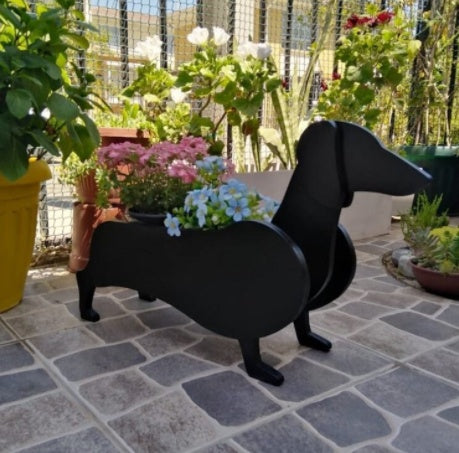 Original Blomsterkrukke — Hund Form