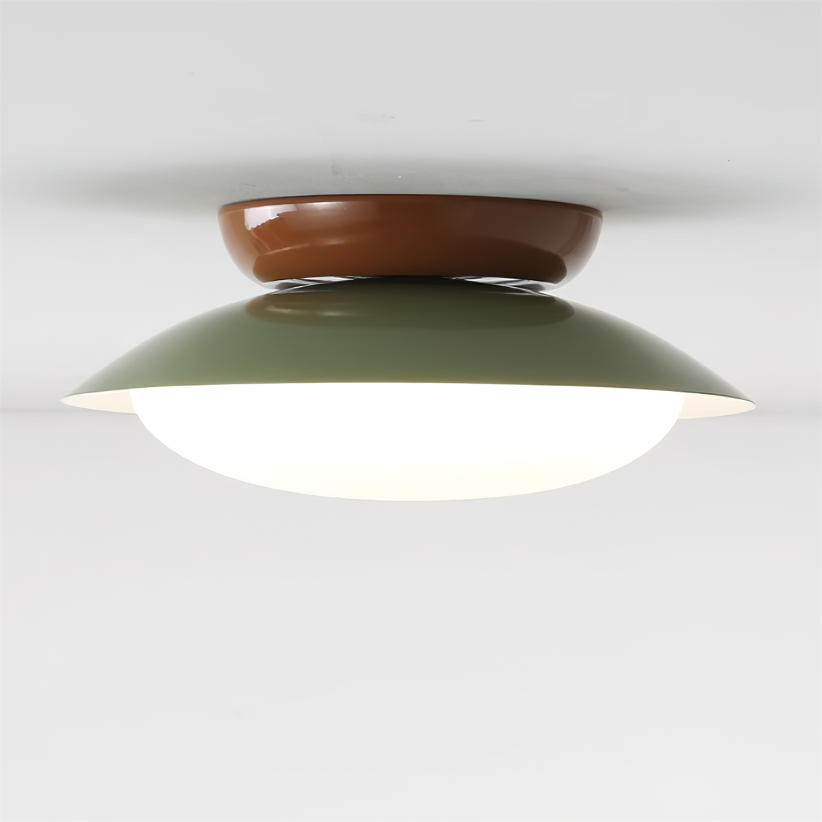 مصباح السقف الدائري LED - توهج طبيعي وأناقة متحفظة