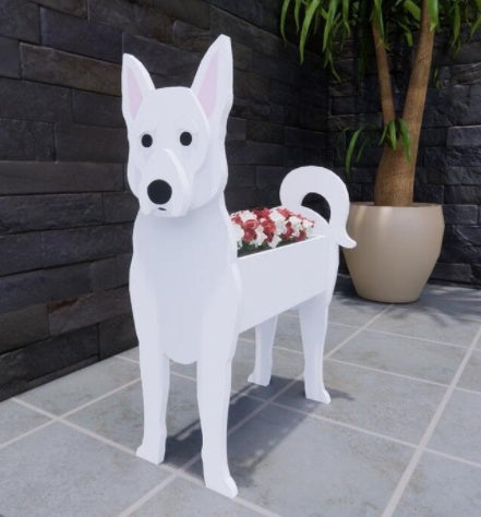 Original Blomsterkrukke — Hund Form
