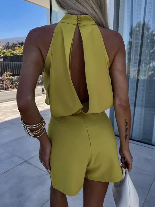 Dorcas | Korte Elegante Jumpsuit – Gedurfde En Verfijnde Stijl