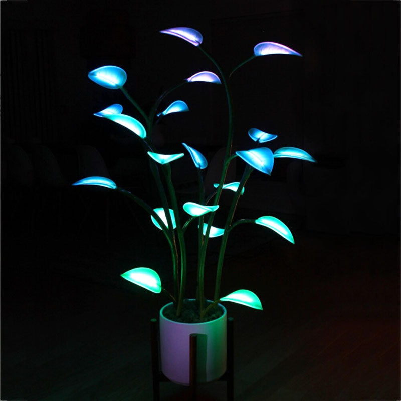 مصباح LED سحري على شكل نبات – أجواء طبيعية وساحرة