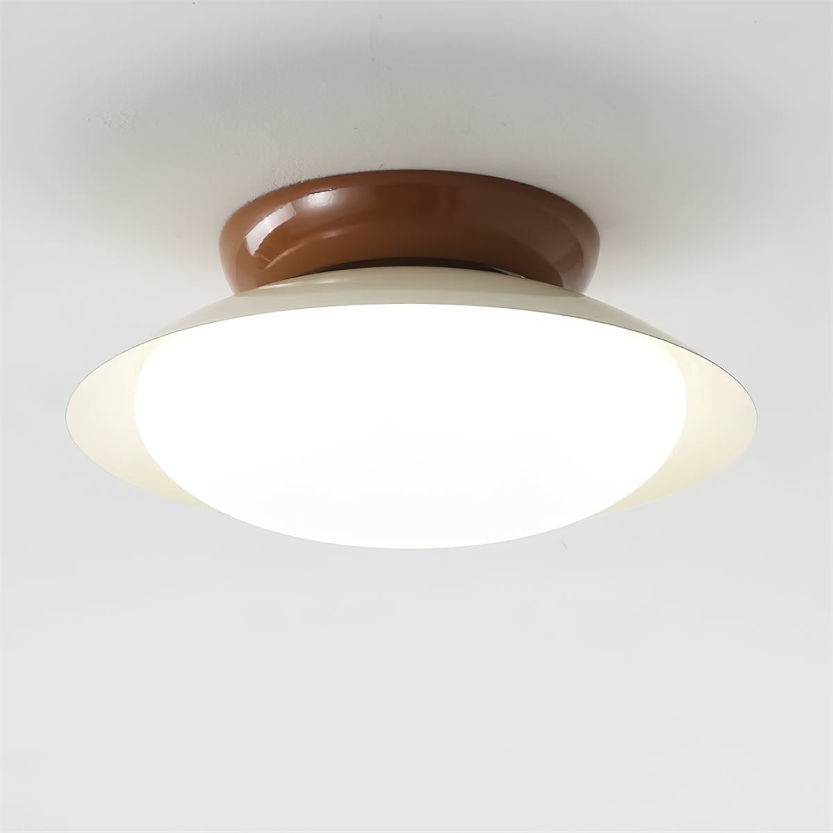 مصباح السقف الدائري LED - توهج طبيعي وأناقة متحفظة