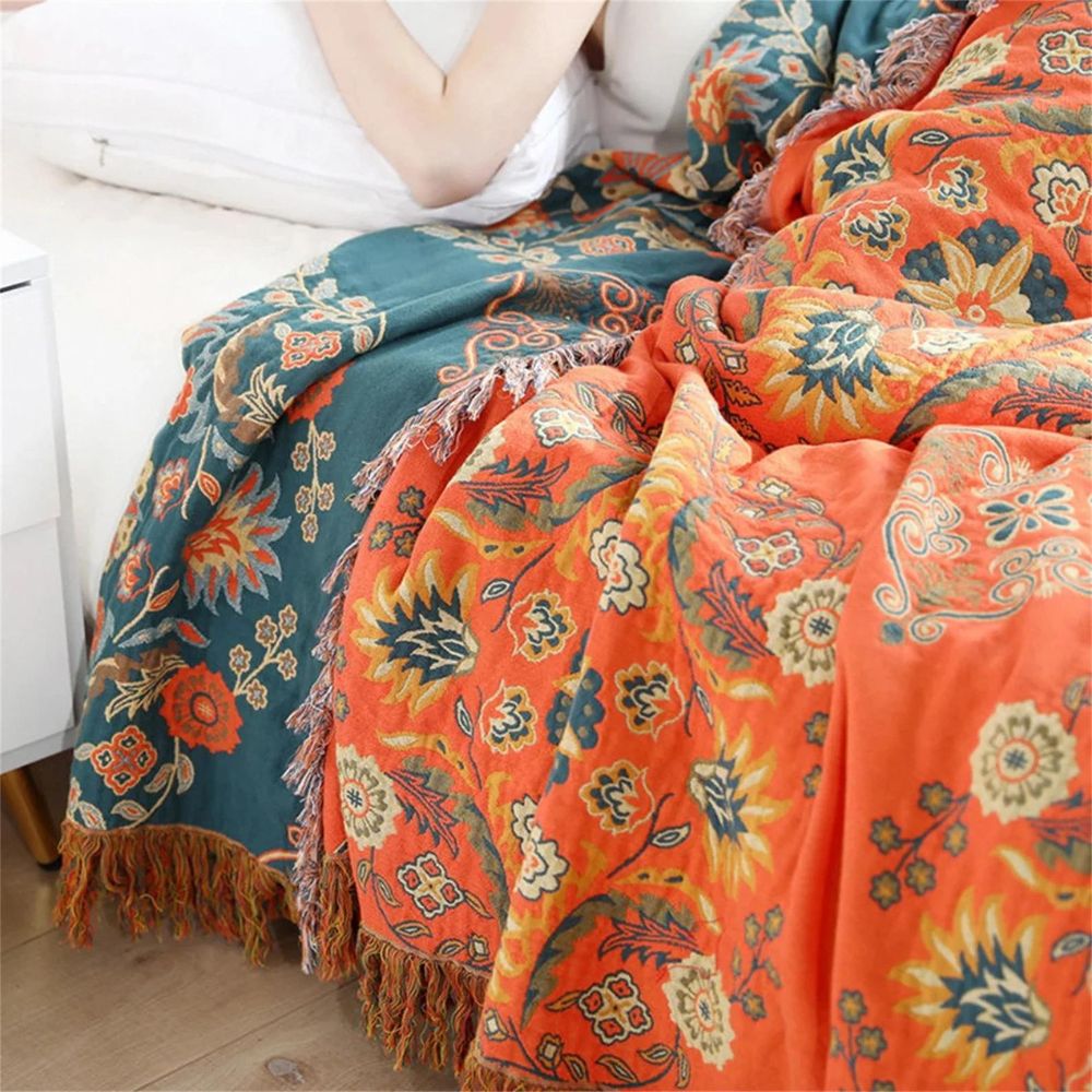 Plaid Réversible Marigold