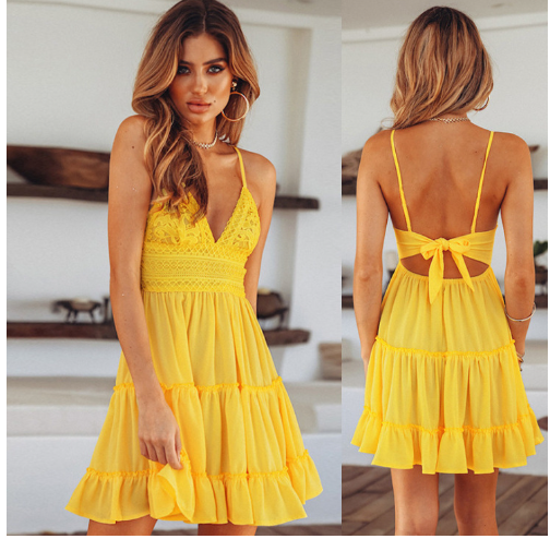 Solange | Elegant Fluid Dress – Flattering and Feminine Silhouette 