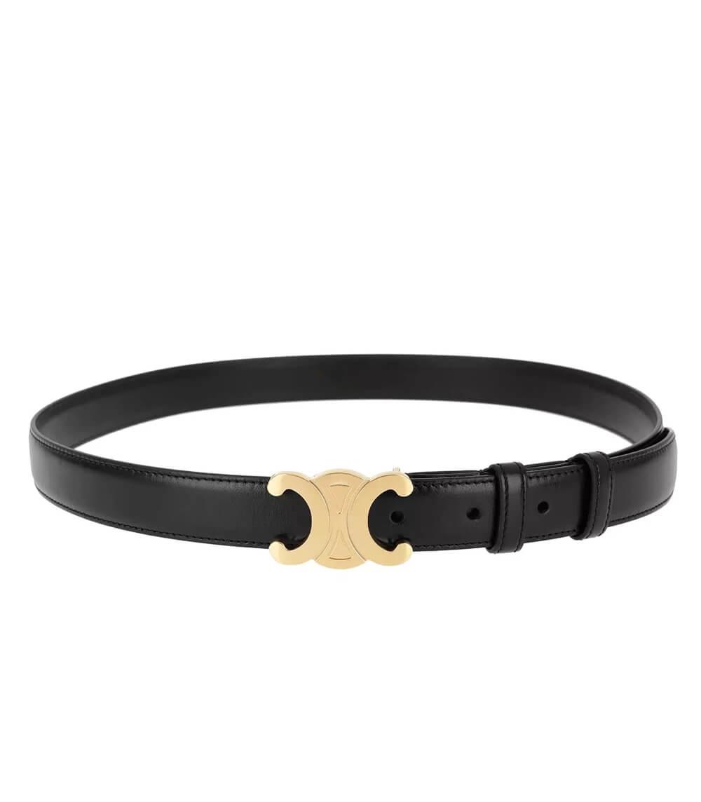 Cinto Elegante – Acabamento Chic e Fivela Dourada Tendência 
