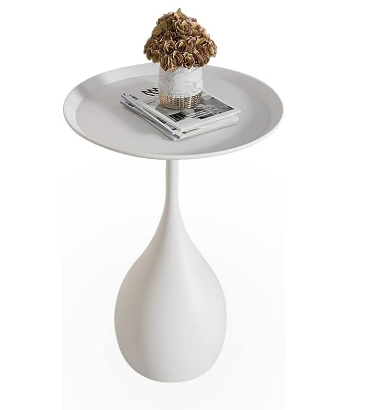 Mesa Redonda de Comedor – Estructura de Metal y Base Estable 