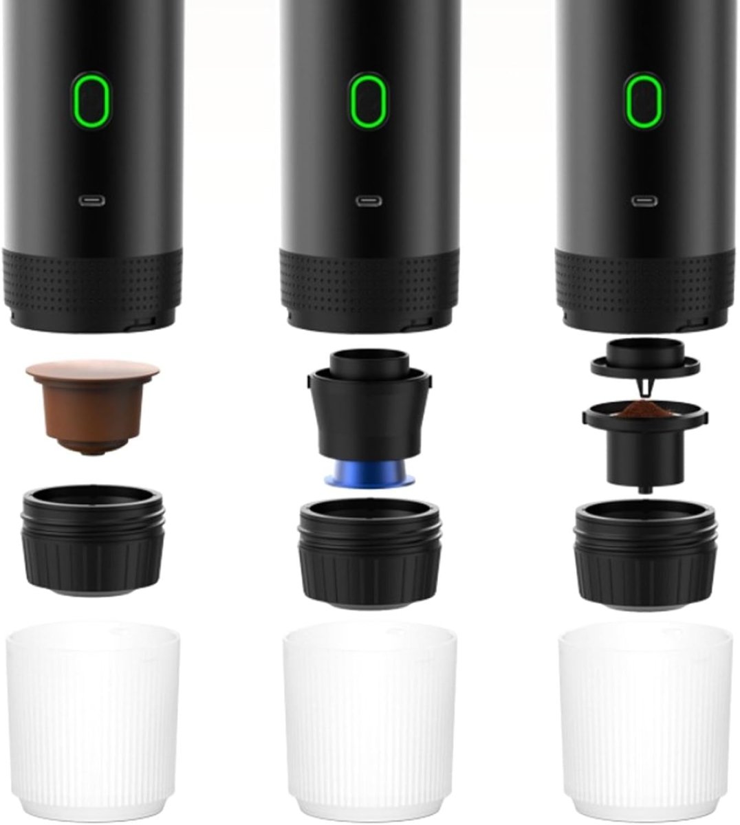 Draagbare 3-in-1 Koffiemachine - Ideaal Voor Kantoor, Thuis En Buiten 