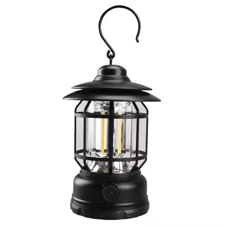 Lampada da campeggio a LED retrò - Stile vintage e praticità