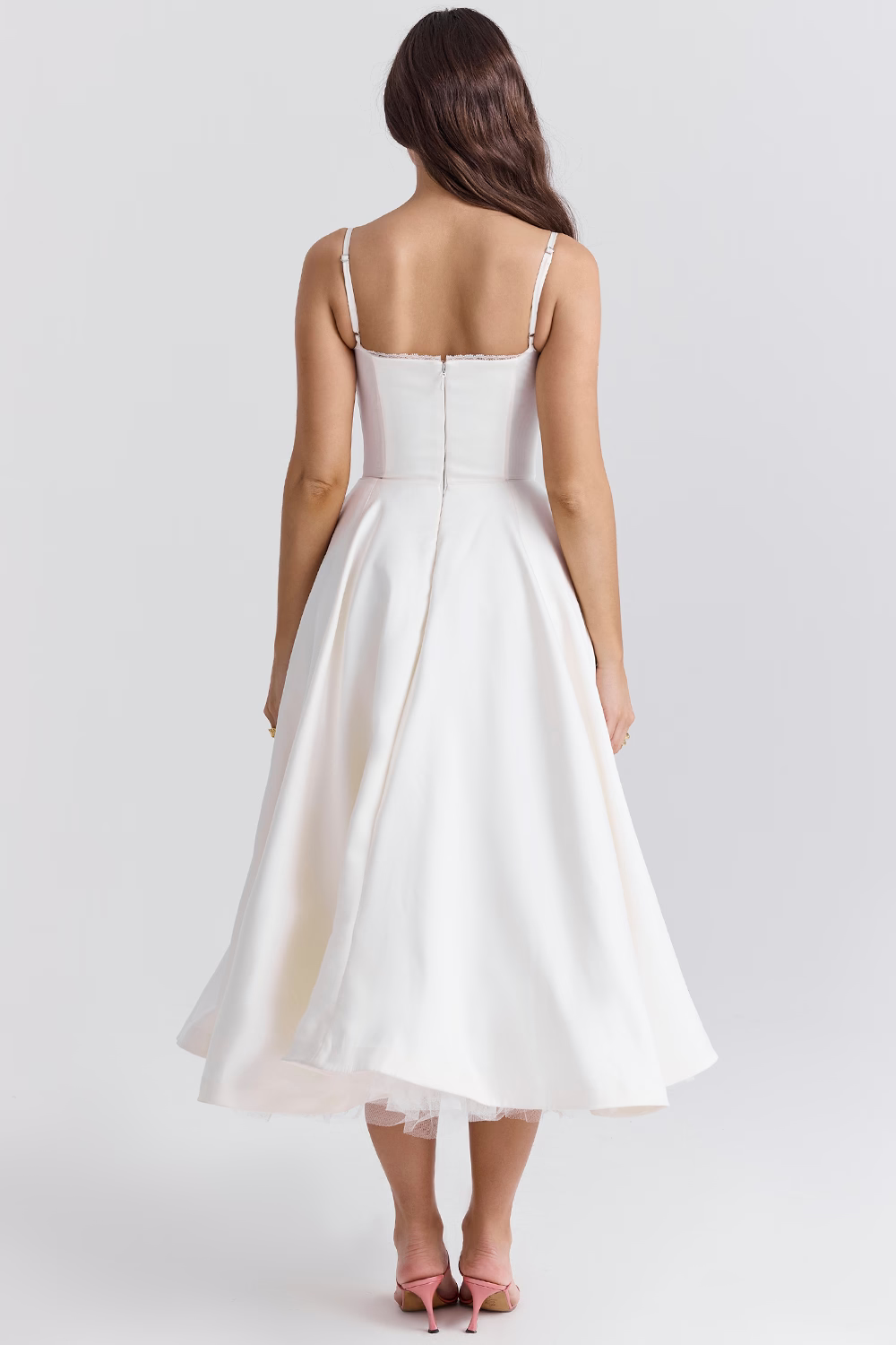 Lory | Midi-Kleid mit Trägern – Glamouröser Klassiker und Leichtigkeit 