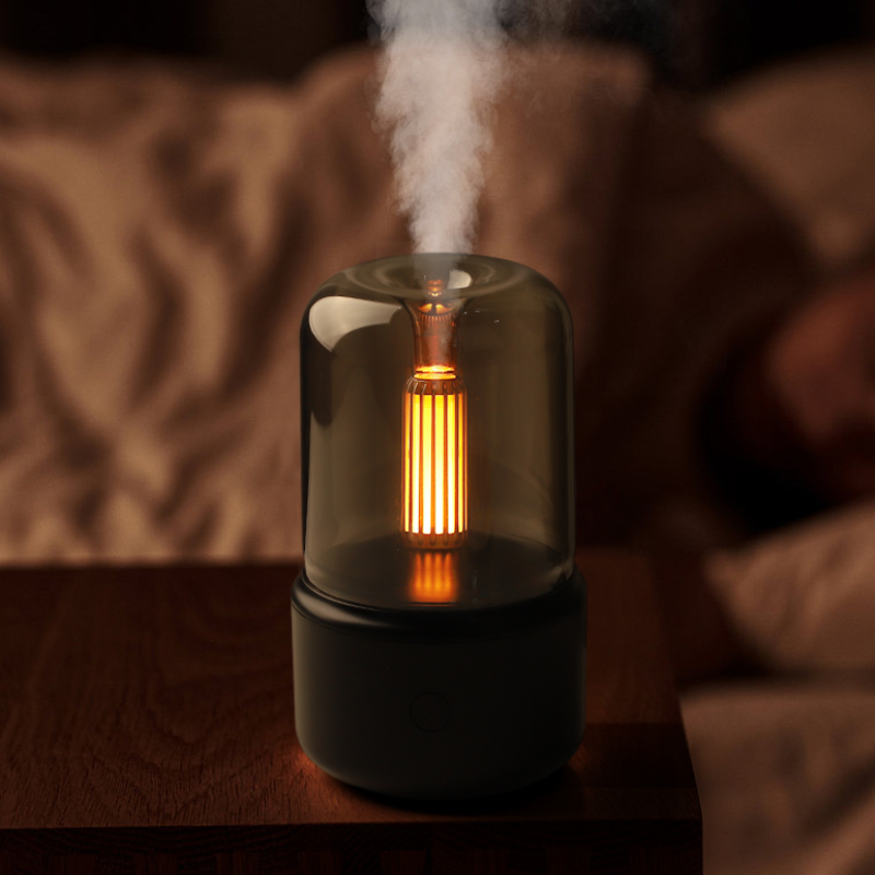 Lampada Diffusore di Aromi — Atmosfera Fiamma Rilassante 
