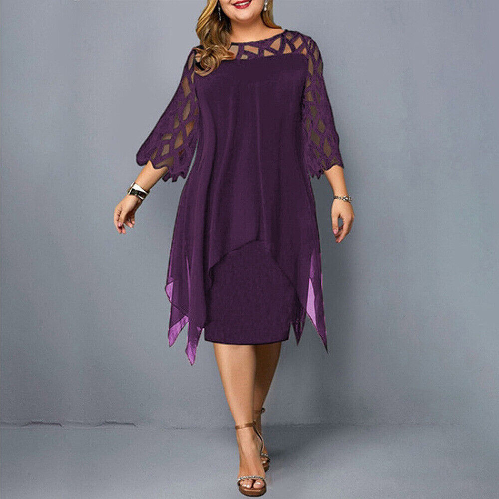 Blandine | Robe De Soirée Grande Taille – Style Élégant Et Ourlet Asymétrique