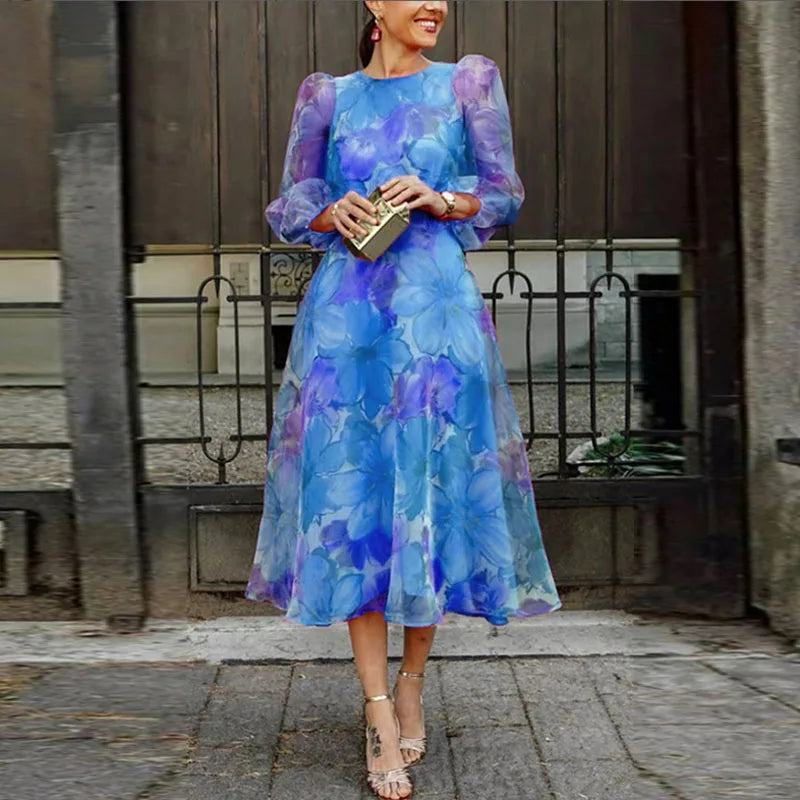 Sophie | Blomstrete Kjole Elegant – Chic og Feminint Design 