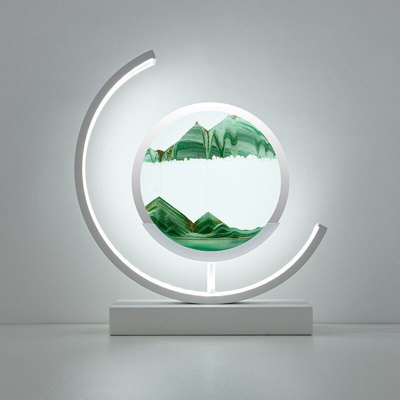 Bewegte Sandlampe – Visuelle Entspannung und beruhigende Atmosphäre 
