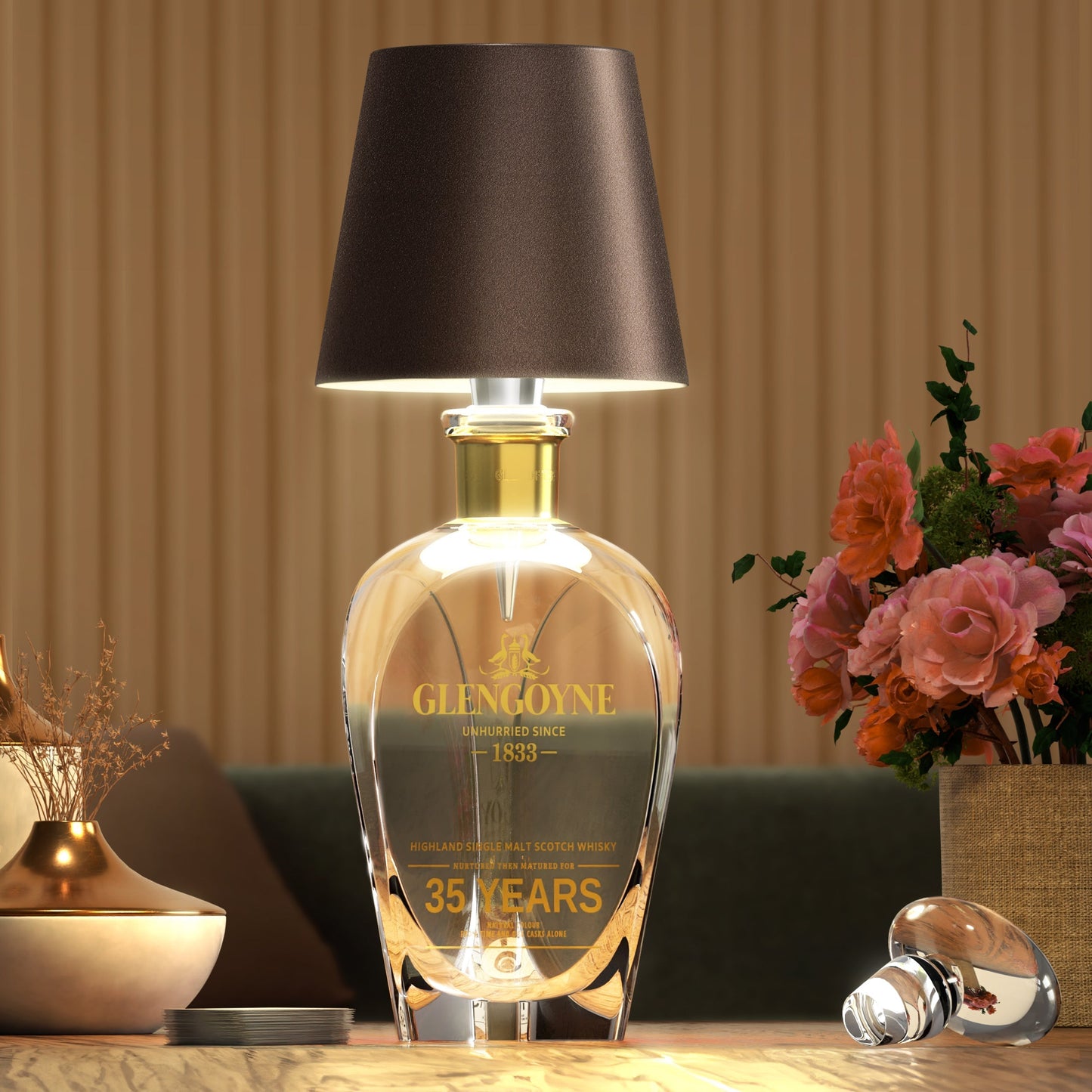 Lámpara LED recargable – Transforme sus botellas en luminarias 