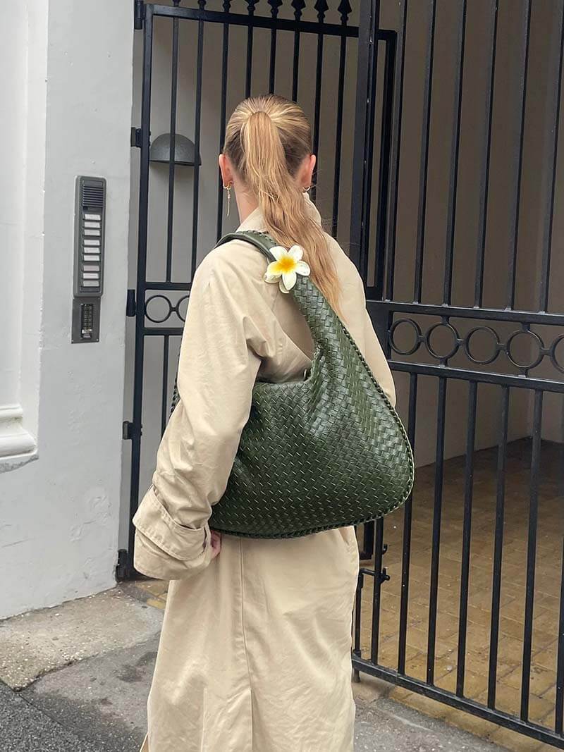 Josiane | Håndtaske i Flet – Håndværksmæssig Elegance Og Tidless Charme 