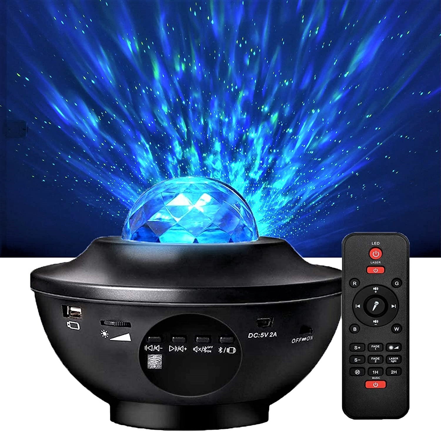 Projecteur De Lumière Galaxie — Décoration Lumineuse Et Apaisante