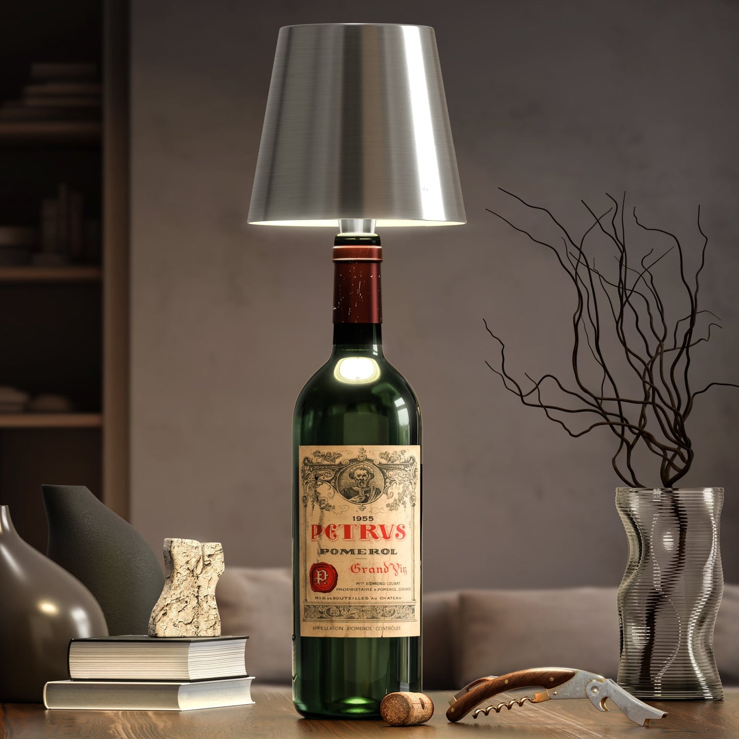 Lámpara LED recargable – Transforme sus botellas en luminarias 