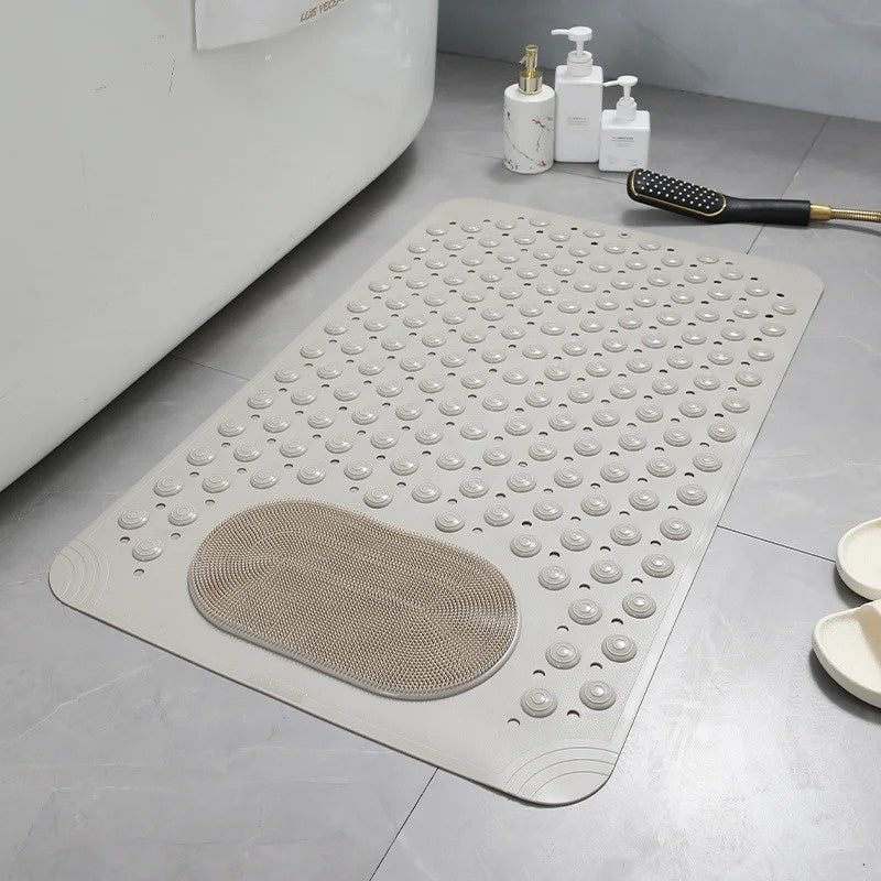 Non-slip Bath Mat – Gentle Cleaning and Foot Massage 