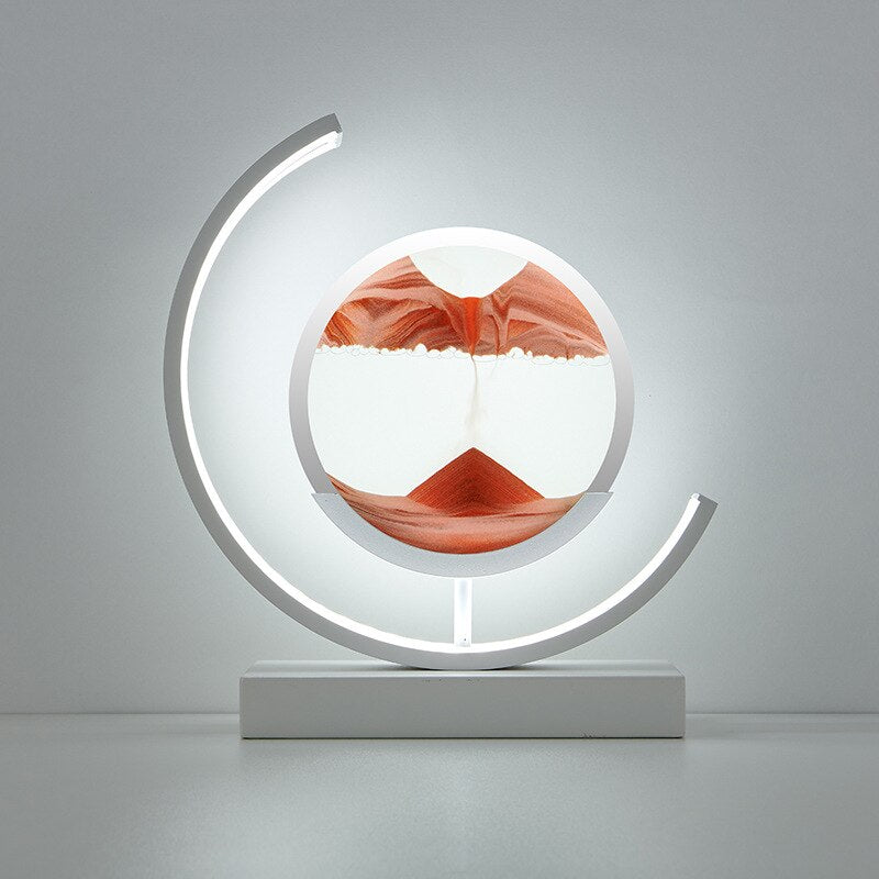 Bewegte Sandlampe – Visuelle Entspannung und beruhigende Atmosphäre 