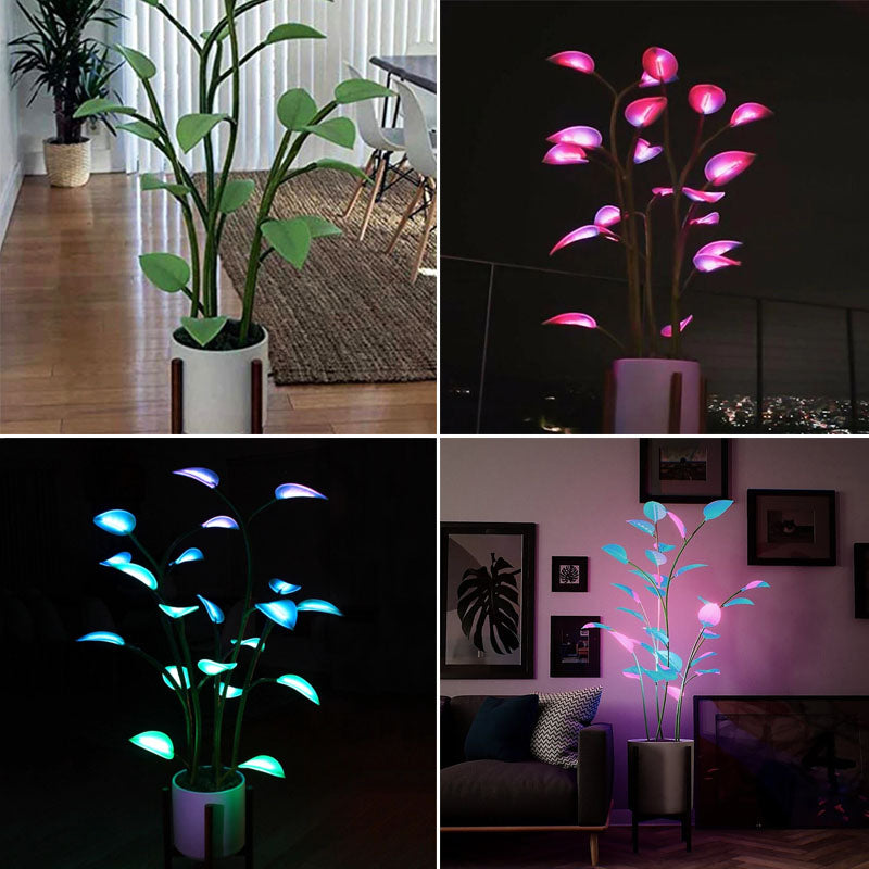 مصباح LED سحري على شكل نبات – أجواء طبيعية وساحرة 
