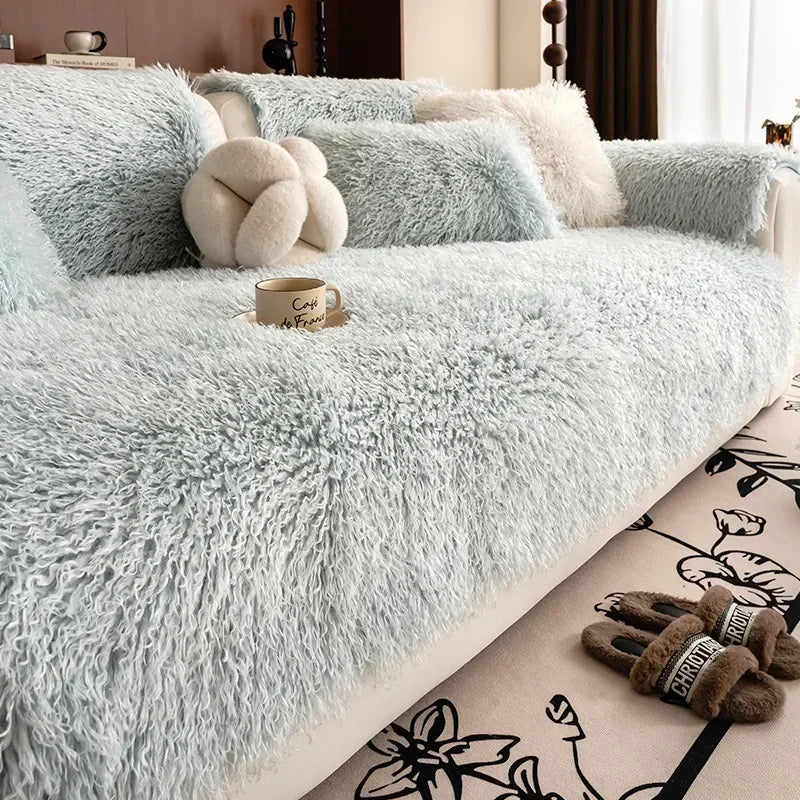 Zachte pluche Sofa Overtrek - Absoluut Comfort en Elegante Stijl