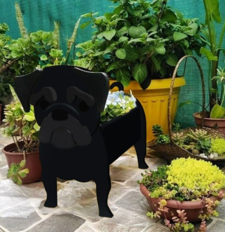 Originaler Blumentopf — Hundform 