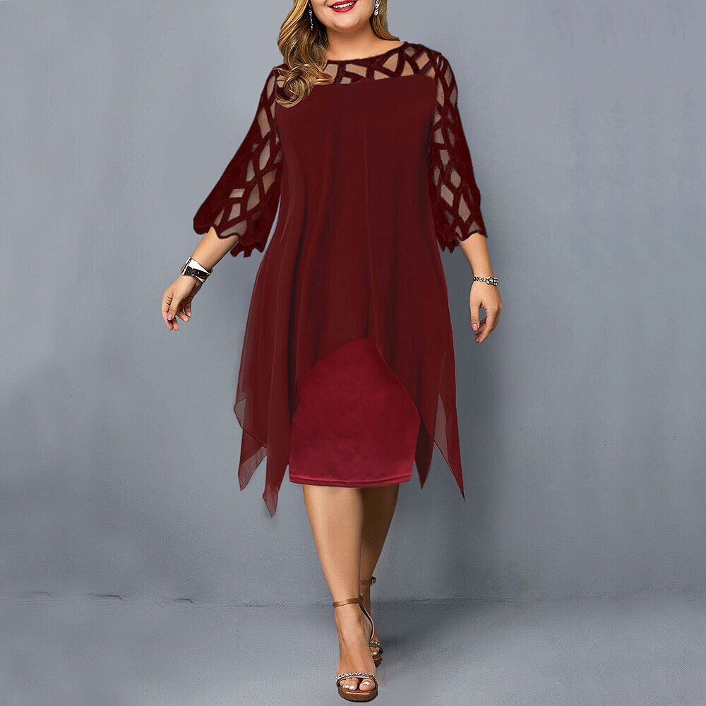 Blandine | Robe De Soirée Grande Taille – Style Élégant Et Ourlet Asymétrique