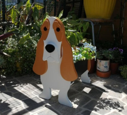Originaler Blumentopf — Hundform 