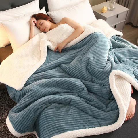 Cobertor Polar Quente Para O Inverno – Maciez E Estilo 