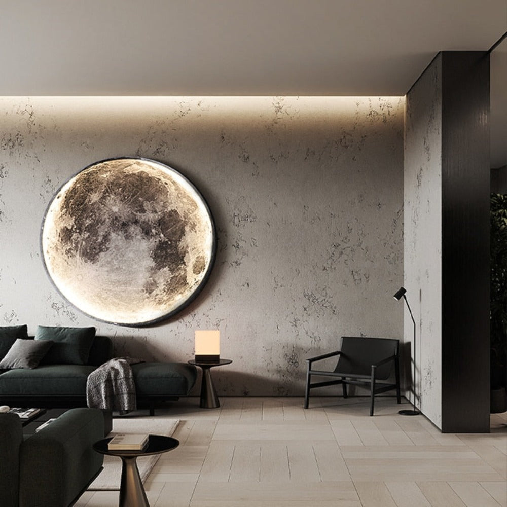 Apajare de perete 3D LED – Lună pentru o atmosferă unică 