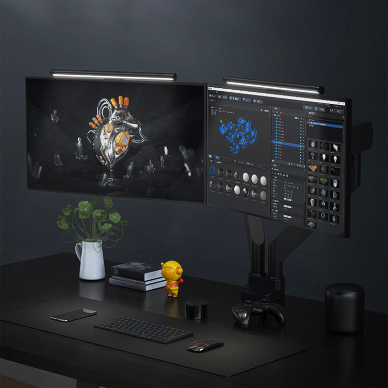 Stolní LED lampa - Bezdrátové osvětlení pro obrazovku 