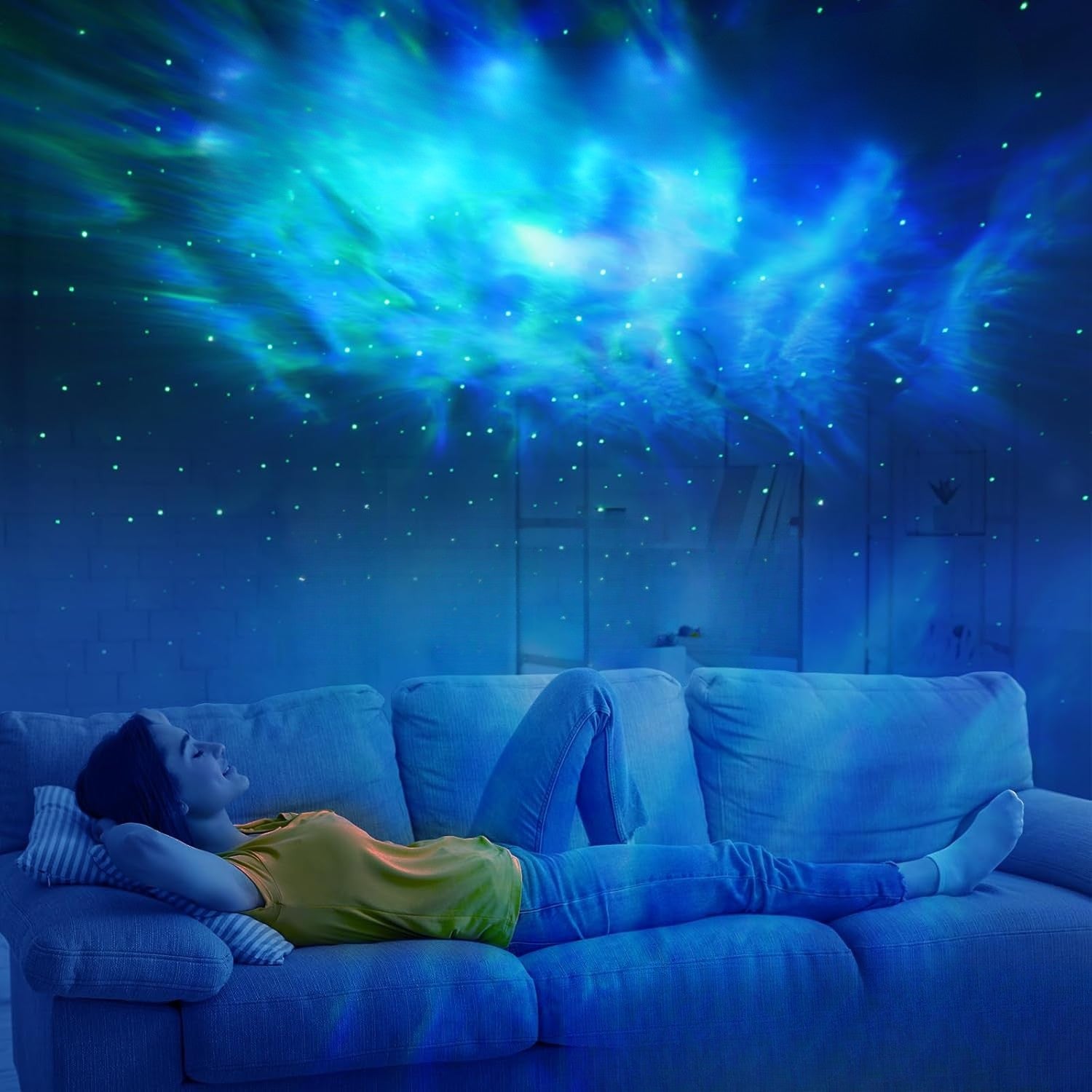 Projetor LED – Ambiente Galáxia Relaxante 